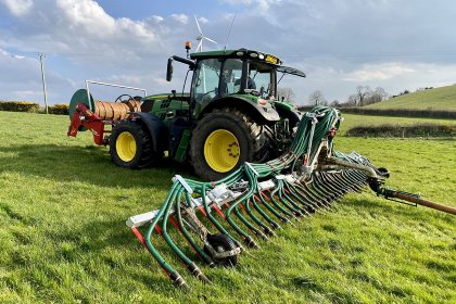 The new tool can identify the best areas on which to spread farm organic waste to reduce its effects on the environment. Photo: Chris McCullough The new tool can identify the best areas on which to spread farm organic waste to reduce its effects on the environment. Photo: Chris McCullough