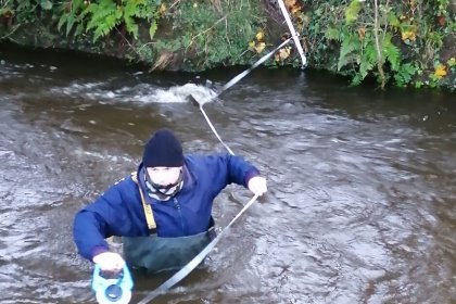 Dr David O’Connell, principle investigator of the project named Eutro-SED. The goal of the project was to see how much phosphorus was present in waterways and sediment - in order to advise farmers to not spread so close to waterways. Photo: David O’Connell. Dr David O’Connell, principle investigator of the project named Eutro-SED. The goal of the project was to see how much phosphorus was present in waterways and sediment - in order to advise farmers to not spread so close to waterways. Photo: David O’Connell.