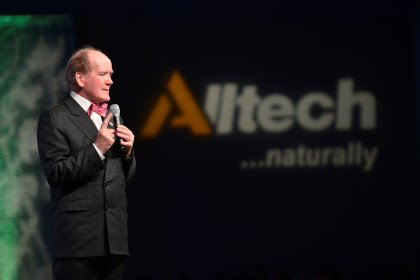 Dr Pearse Lyons presents during the Alltech 30th Annual International Symposium in Lexington, KY, United States. Photo: Alltech Dr Pearse Lyons presents during the Alltech 30th Annual International Symposium in Lexington, KY, United States. Photo: Alltech