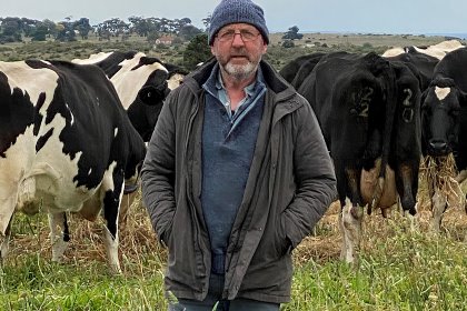 "Having direct access to the Coles Dairy Team was important to my business. The financial certainty of a three-year price and the day-to-day support of my farm has been the best I have experienced in my 46-year farming career," says dairy farmer Peter Delahunty. Photo: René Groeneveld "Having direct access to the Coles Dairy Team was important to my business. The financial certainty of a three-year price and the day-to-day support of my farm has been the best I have experienced in my 46-year farming career," says dairy farmer Peter Delahunty. Photo: René Groeneveld