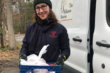 Owner Angie Rondolet wants to eventually expand the service area and have many partners who can run their own route. Photo: Cow Belle Owner Angie Rondolet wants to eventually expand the service area and have many partners who can run their own route. Photo: Cow Belle