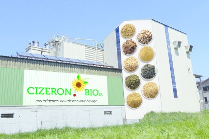 The Cizeron Bio factory where the protein nuclei are manufactured. The Cizeron Bio factory where the protein nuclei are manufactured.