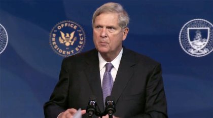 Tom Vilsack, when he was announced as agriculture secretary by president elect Joe Biden in December 2020. Photo: ANP/CNP/Polaris Tom Vilsack, when he was announced as agriculture secretary by president elect Joe Biden in December 2020. Photo: ANP/CNP/Polaris
