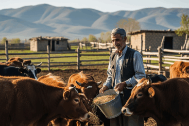 It is reported that the growing deficit has made the Iranian feed market more vulnerable and will drive up production costs for farmers. Photo: This image was created with the help of AI (Reve.art)