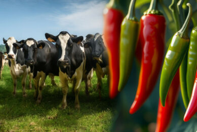 While capsaicin is no silver bullet, it does offer a scientifically grounded, practical route to preserve milk and component flow when cows are under pressure. Images: Adobe